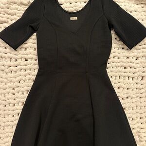 Hollister Black Fit and Flare Mini Dress